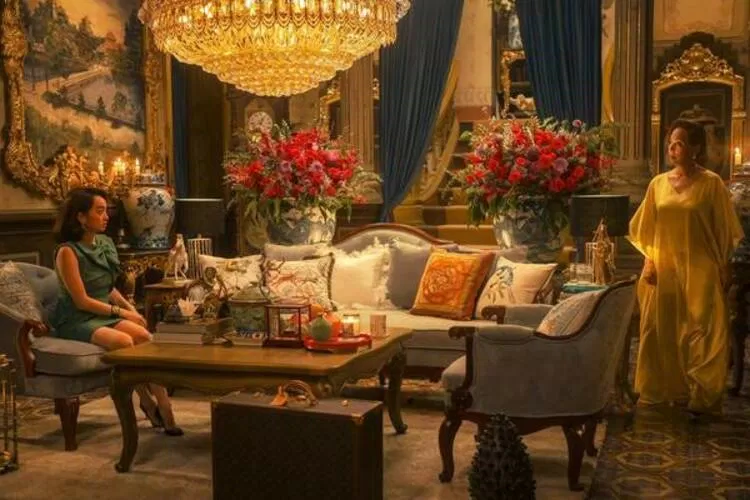 Phòng khách xa hoa trong phim. (Ảnh: Internet).