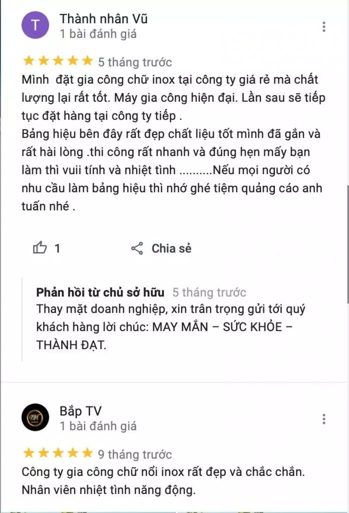 Review Quảng cáo Anh Tuấn Hồ Chí Minh (Ảnh BlogAnChoi)