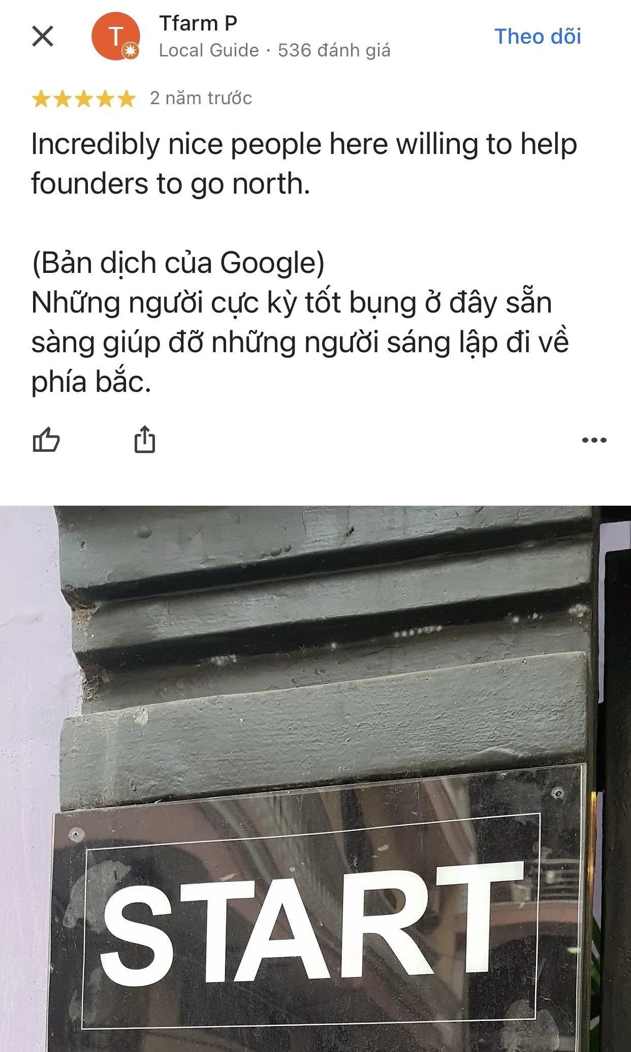 Đánh giá của khách hàng Tfarm P về Spice trên Google Map Đánh giá của khách hàng Tfarm P về Spice trên Google Map