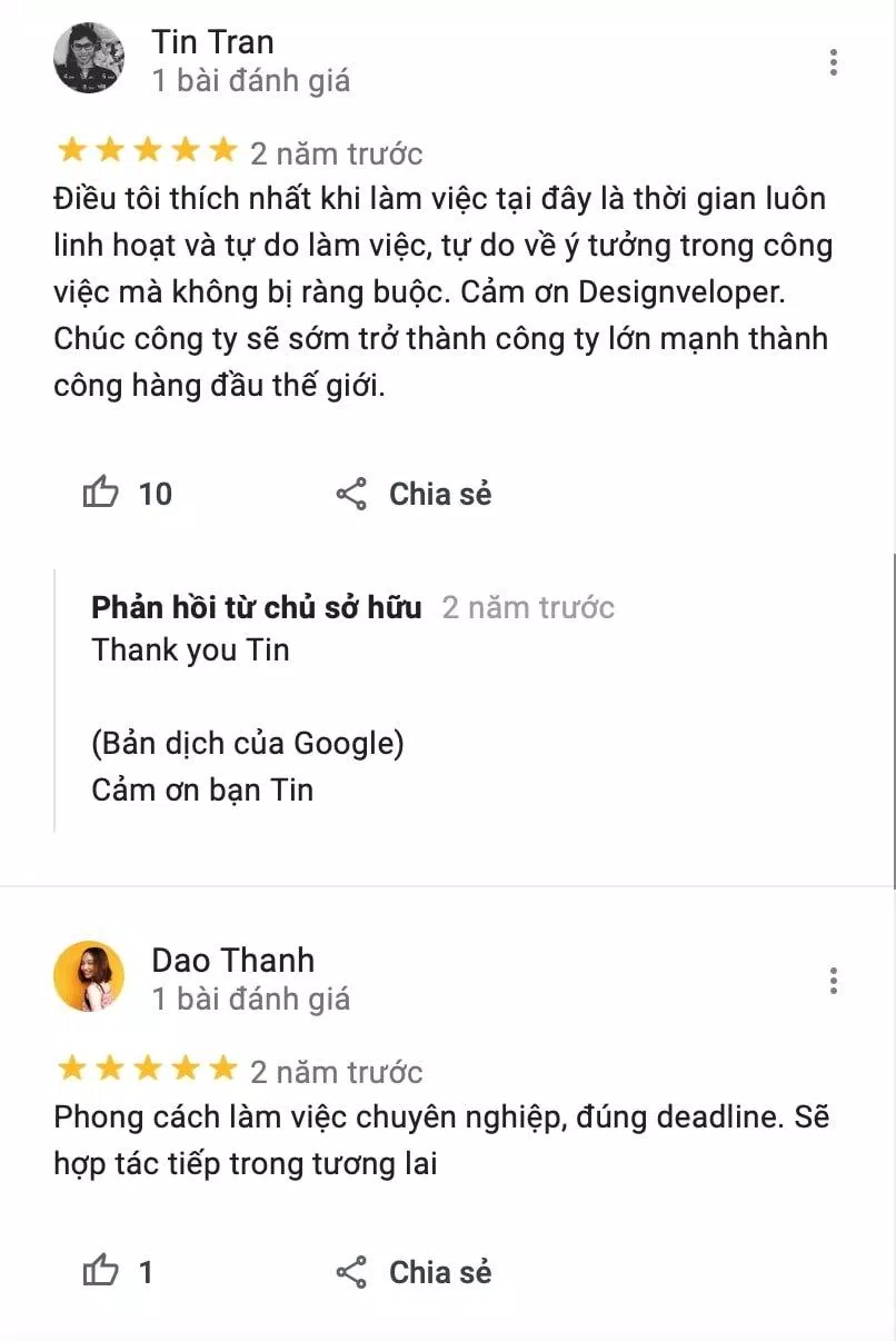 Review Designveloper - Software Development Company Hồ Chí Minh (Ảnh BlogAnChoi)