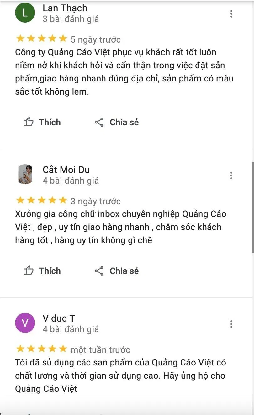 Review Công ty Quảng cáo Việt (Ảnh BlogAnChoi)