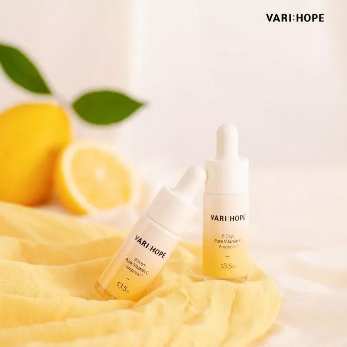 Serum dưỡng trắng da sau 8 ngày Varihope 8 Days Pure Vitamin C Ampoule Plus ( Nguồn: internet)