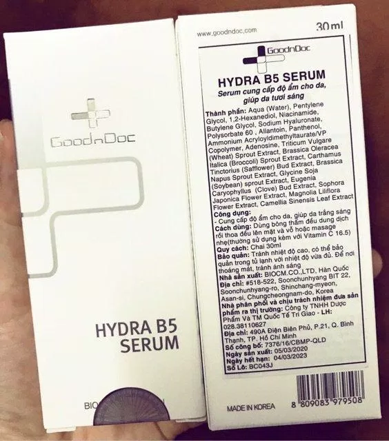 Review tinh chất phục hồi da GoodnDoc Hydra B5 Serum: Dưỡng ẩm, chống lão hóa và làm sáng da hiệu quả! - BlogAnChoi