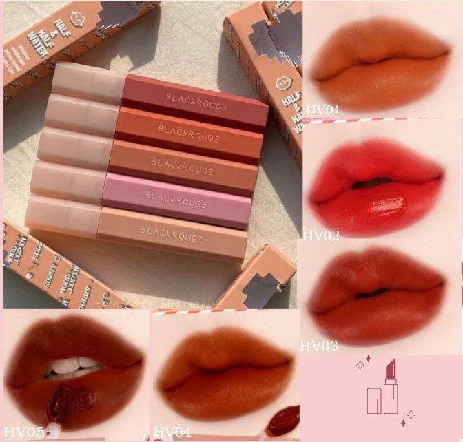 Chất son mịn xốp, màu son thời thượng chính là đặc điểm chính của Black Rouge Half N Half Velvet Glow (Nguồn: Internet) Chất son mịn xốp, màu son thời thượng chính là đặc điểm chính của Black Rouge Half N Half Velvet Glow (Nguồn: Internet)