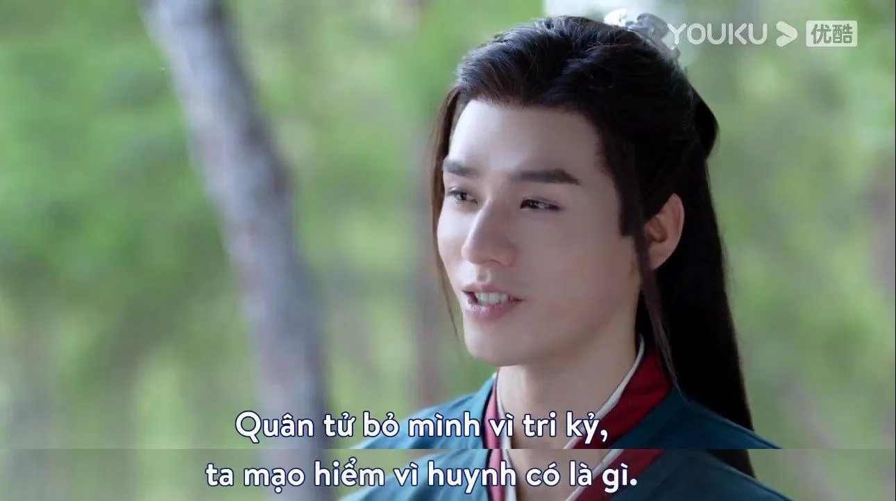 Khẳng định giao cả tính mạng cho Chu Tử Thư cũng không nề hà. (Ảnh: BlogAnChoi)