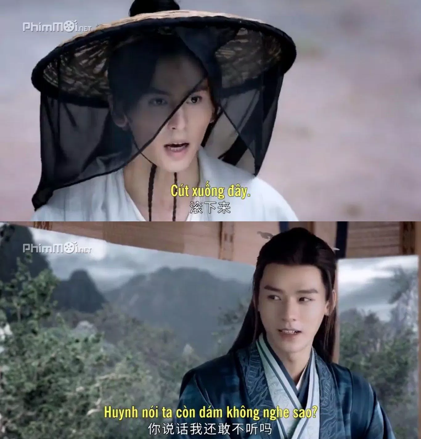 A Tự bảo xuống, ta chắc chắn không lên - Ôn keo chó said. (Ảnh: BlogAnChoi)