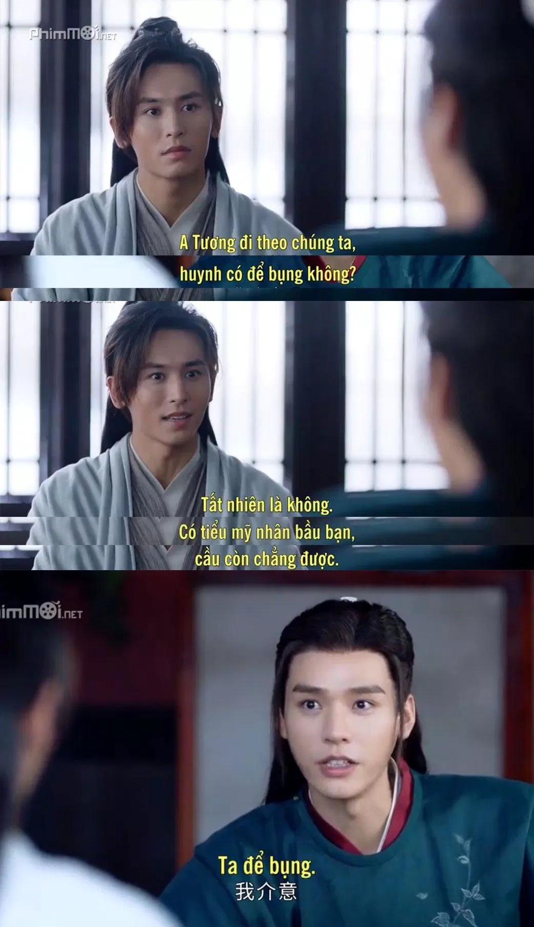 Thậm chí Ôn keo chó còn ghen với cả A Tương. (Ảnh: BlogAnChoi)