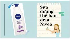 Review sữa dưỡng thể ban đêm Nivea Extra White Night Nourish: trắng, mịn màng "bí quyết" cho mọi làn da