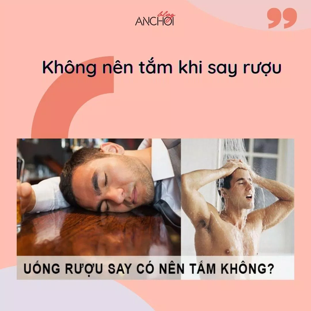 Tắm khi say rượu cực kỳ nguy hại cho cơ thể của bạn (Ảnh: Internet).