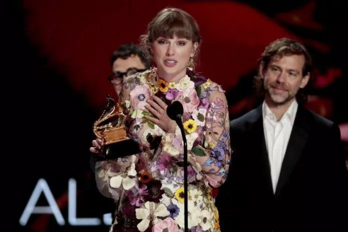 Taylor Swift tại lễ trao giải Grammy lần thứ 63 (Ảnh: Internet)