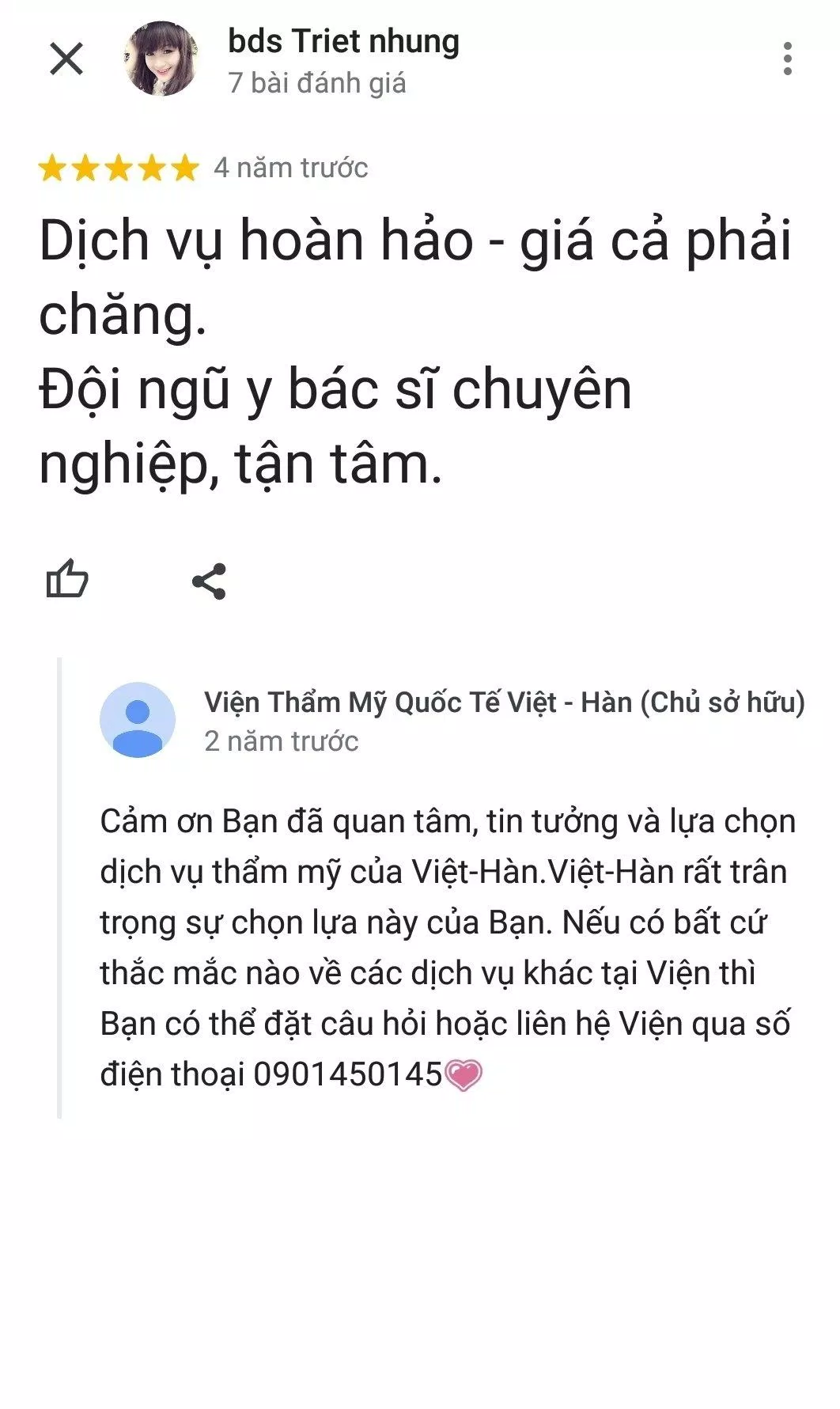 Đánh giá tích cực từ khách hàng (Nguồn: BlogAnChoi)