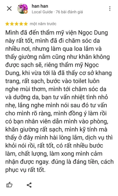 Đánh giá tích cực từ khách hàng (Nguồn: BlogAnChoi)