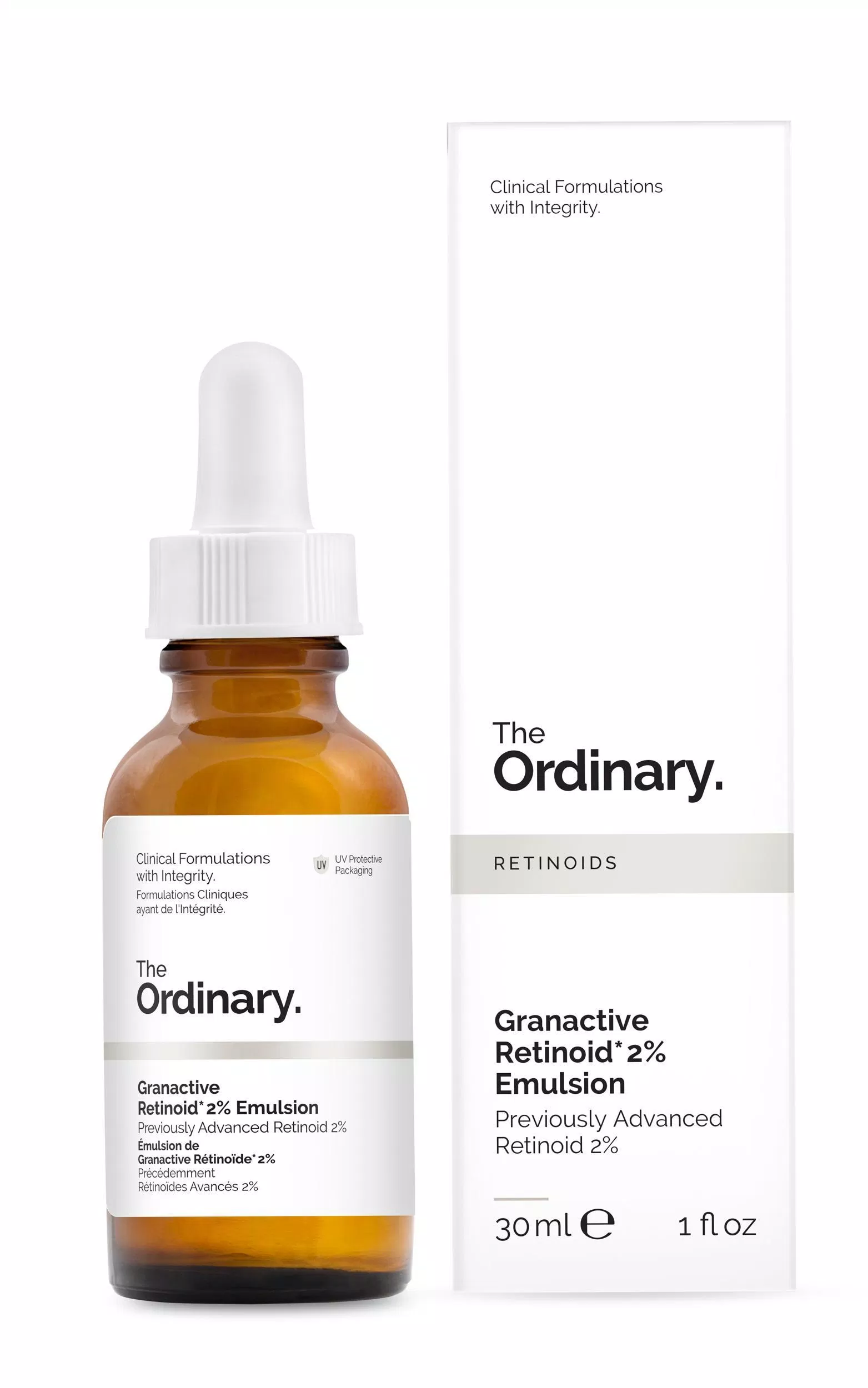 The Ordinary Granactive Retinoid 2% Emulsion có thiết kế khá đơngiản (Nguồn: Internet)