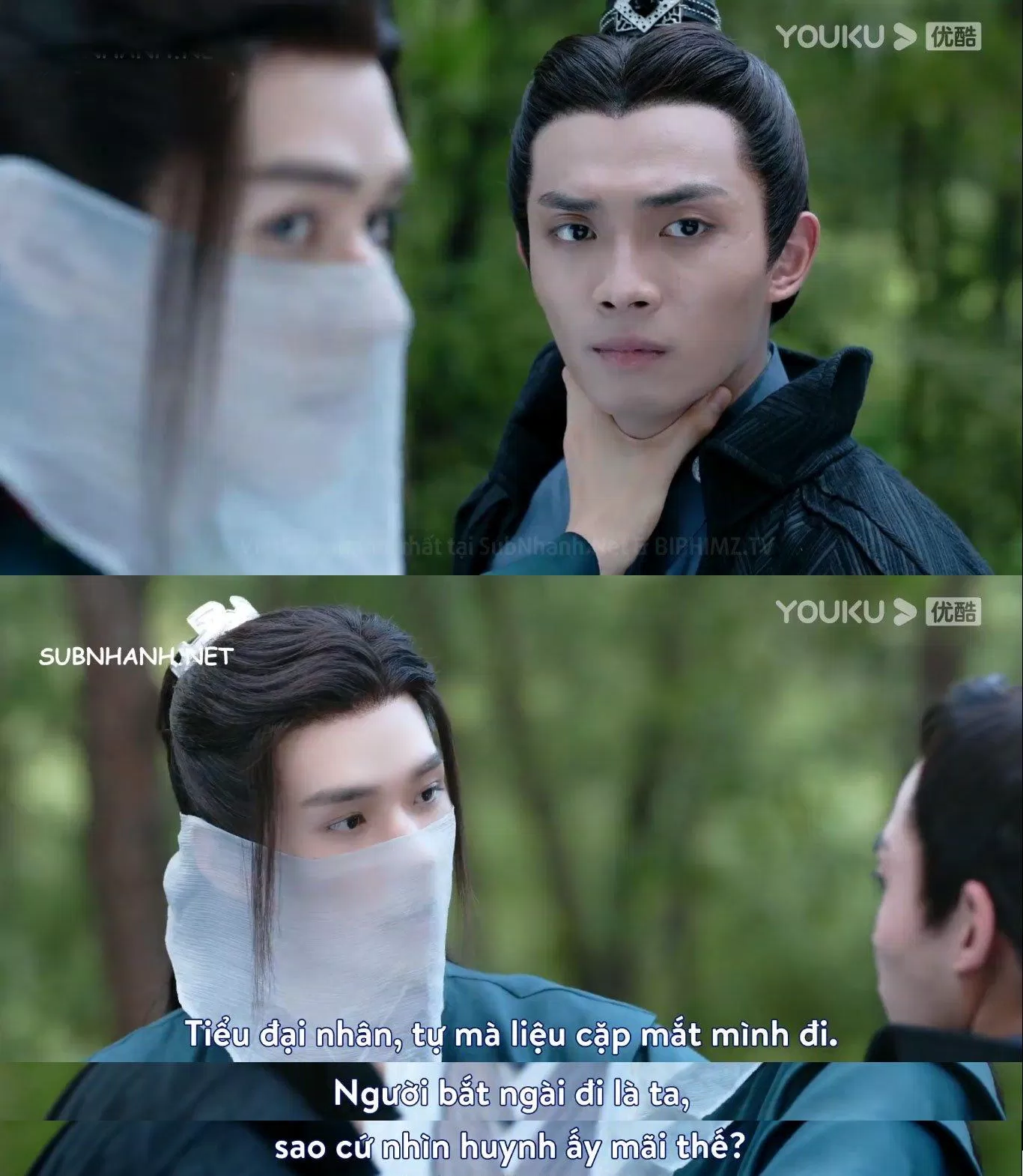 Khi thấy người khác nhìn A Tự. (Ảnh: BlogAnChoi)