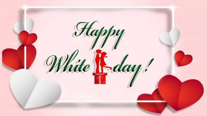 Thiệp Valentine Trắng ngọt ngào (Ảnh: Internet)