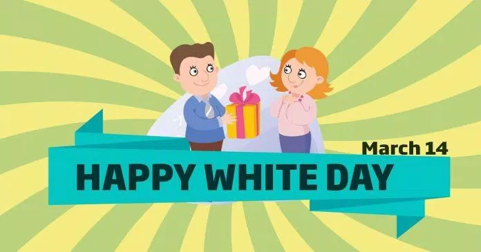 Thiệp Valentine Trắng màu sắc (Ảnh: Internet)