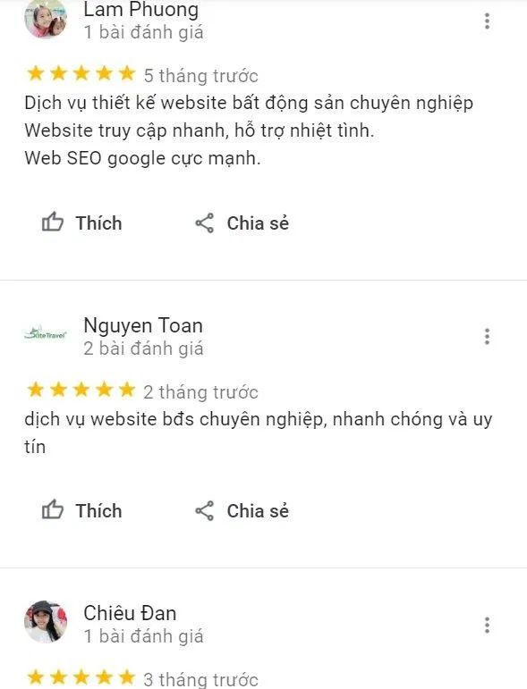 Review của khách hàng về webbds (Ảnh BlogAnChoi)