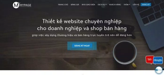 CÔNG TY THIẾT KẾ WEB MYPAGE (Ảnh WEB MYPAGE)