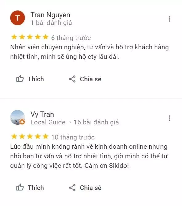 Review của khách hàng về SIKIDO (Ảnh BlogAnChoi)