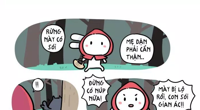 Thỏ bảy màu - một trong những tựa truyện tranh nổi tiếng hiện nay. Nguồn: thỏ bảy màu
