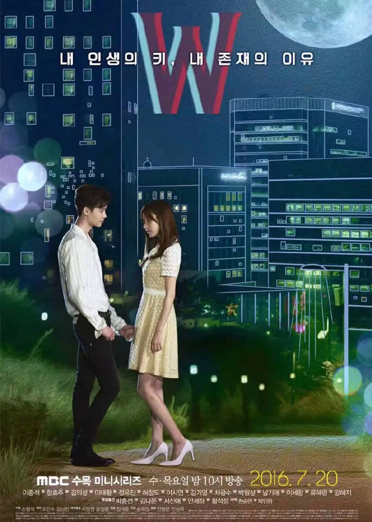 Poster phim W - Two Worlds. (Nguồn: Internet)