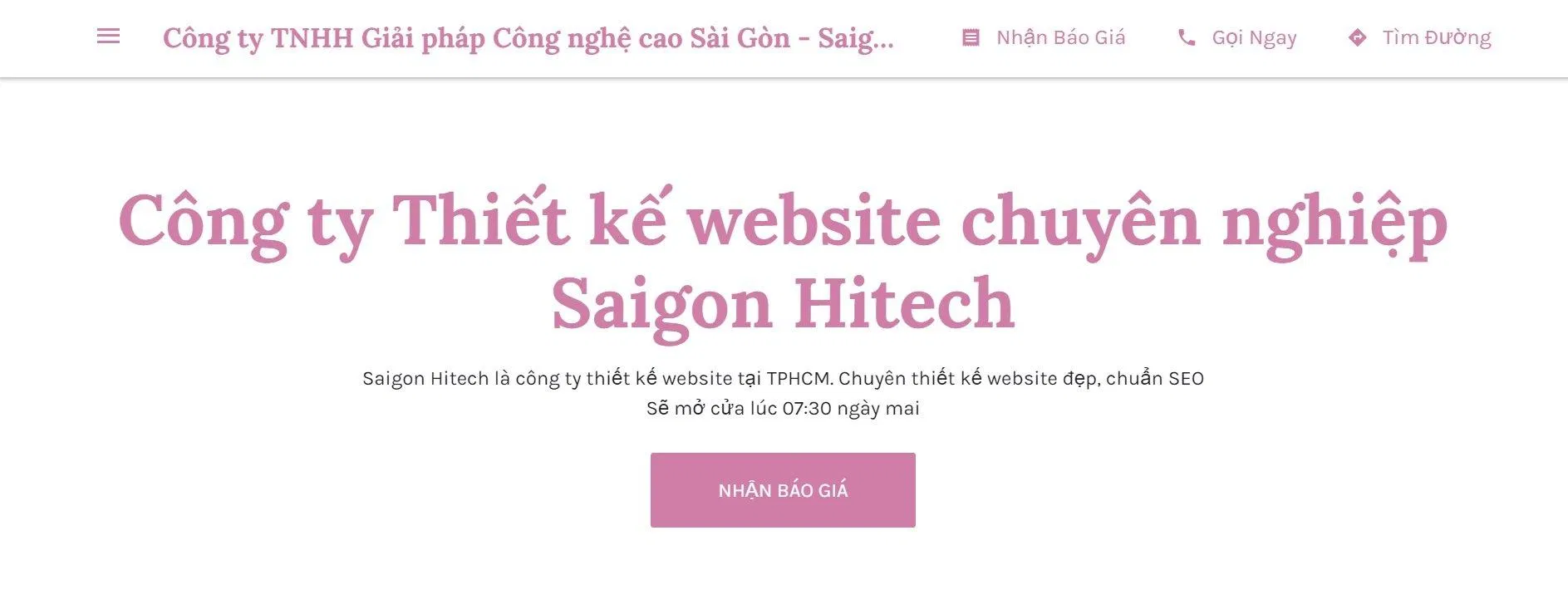 Giải pháp Công nghệ cao Sài Gòn - Saigon Hitech (Ảnh Saigon Hitech)