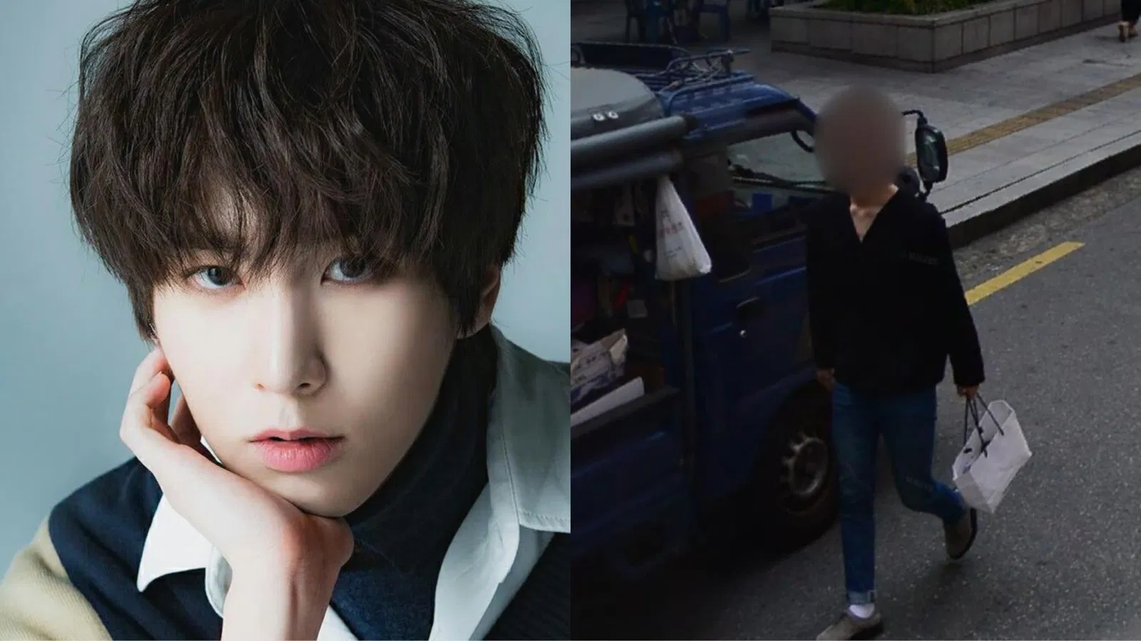 Shinwon phát hiện ra chính bản thân mình trên Google Maps nhờ bộ quần áo anh chàng từng mặc ở một fansite năm 2017. (Nguồn: Internet) Shinwon phát hiện ra chính bản thân mình trên Google Maps nhờ bộ quần áo anh chàng từng mặc ở một fansite năm 2017. (Nguồn: Internet)