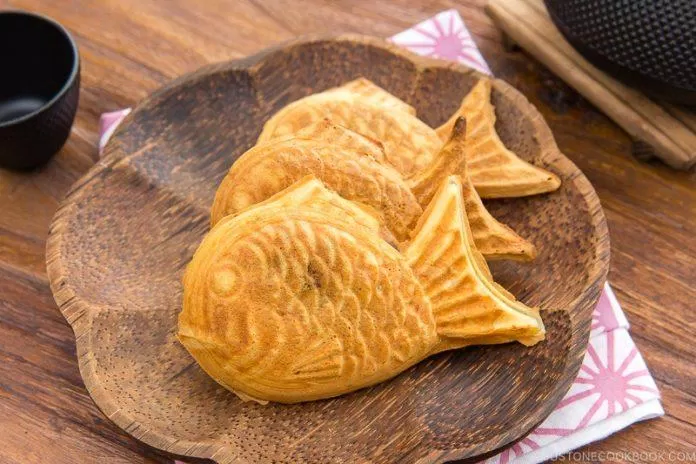 Bánh taiyaki có hình con cá không thể lẫn đi đâu được (Ảnh: Internet). Bánh taiyaki có hình con cá không thể lẫn đi đâu được (Ảnh: Internet).