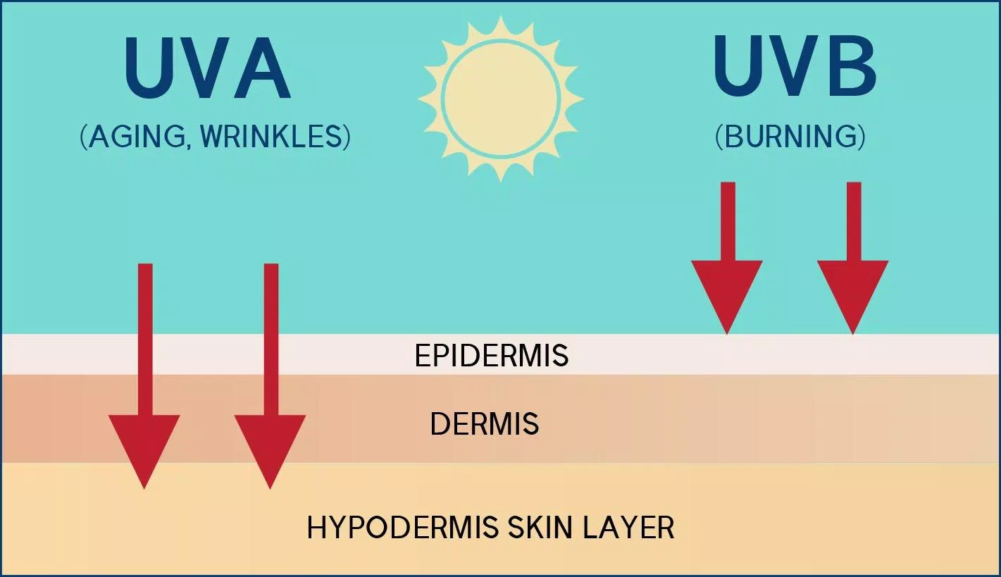 Tia UV được phân thành 3 dạng chính UVA, UVB và UVC trong đó 2 tia UVA và UVB phổ biến nhất trong ánh nắng mặt trời (Nguồn: BlogAnChoi).