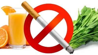 Chế độ ăn uống cũng góp phần giúp cai thuốc thành công (Ảnh: Internet). Chế độ ăn uống cũng góp phần giúp cai thuốc thành công (Ảnh: Internet).