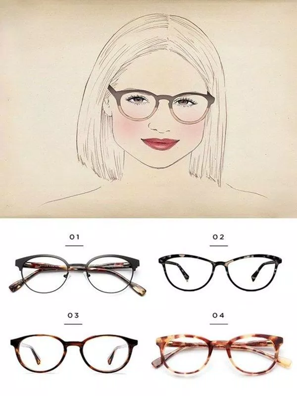Hãy chọn đúng loại kính để tôn lên vẻ đẹp của khuôn mặt mình nhé (Ảnh: Internet).