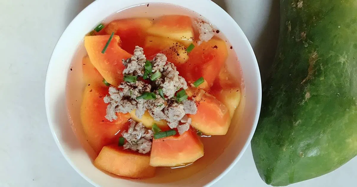 Canh đu đủ là món ăn bạn nên bổ sung vào khẩu phần ăn của gia đình (Ảnh: Internet). Canh đu đủ là món ăn bạn nên bổ sung vào khẩu phần ăn của gia đình (Ảnh: Internet).