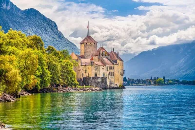 Lâu đài Chillon, Thụy Sĩ. Ảnh. Internet
