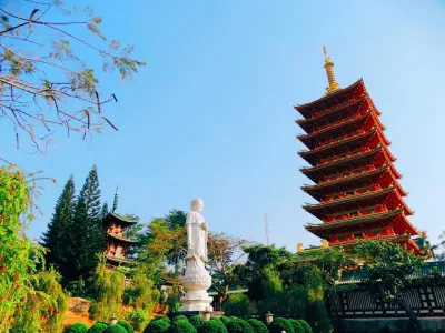 Chùa Minh Thành mang nét đẹp của nhiều nền kiến trúc (Ảnh: Internet). Chùa Minh Thành mang nét đẹp của nhiều nền kiến trúc (Ảnh: Internet).