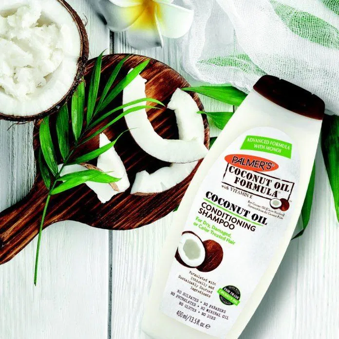 Sản phẩm chăm sóc tóc của Palmer có chứa thành phần chính là dầu dừa (Ảnh: Internet)