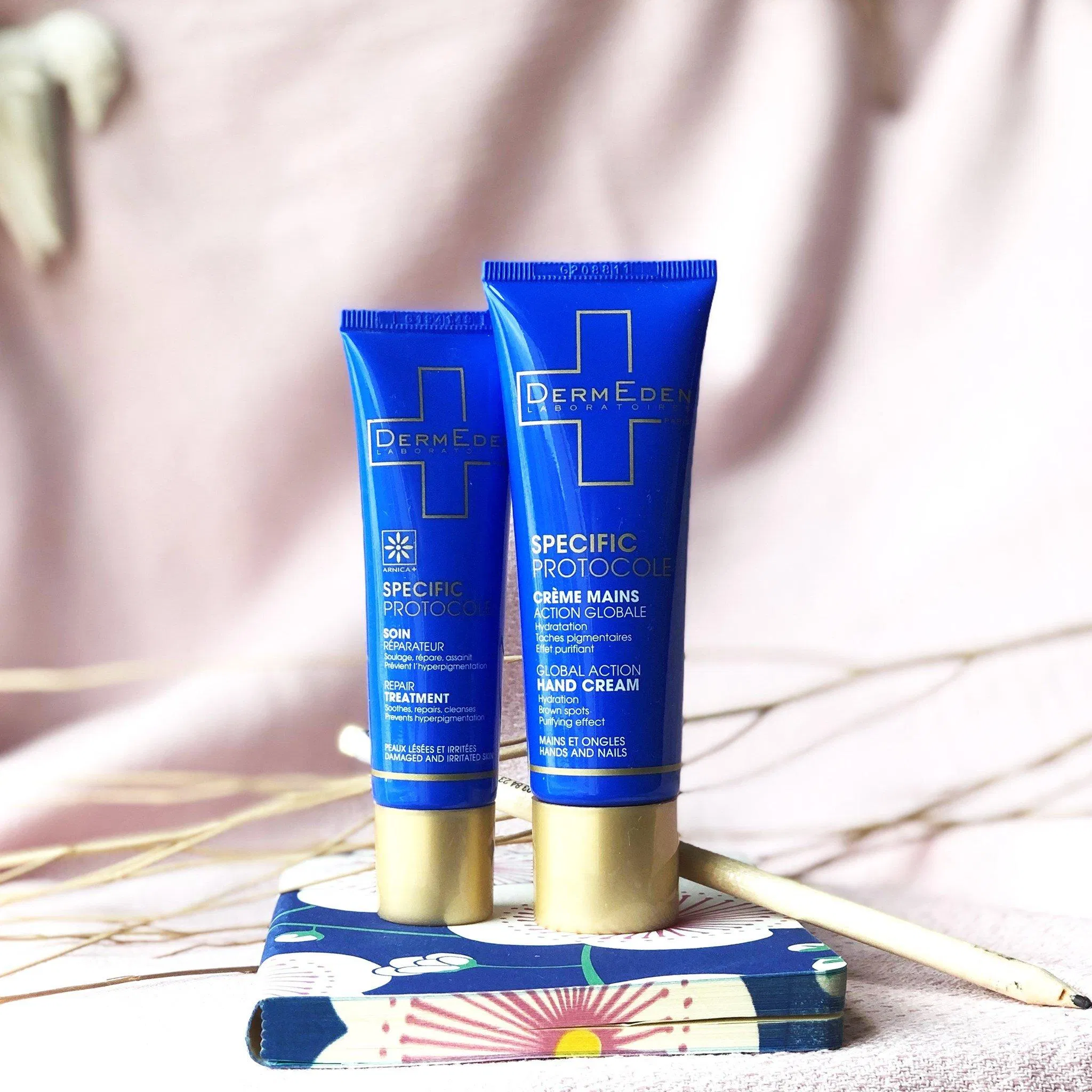 Kem dưỡng DermEden Repair Care sở hữu thiết kế dạng tuýp với màu sắc bắt mắt cầm khá chắc tay (Nguồn: Internet).