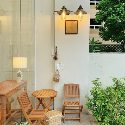 Không gian quán bên quận 2 (ảnh: Instagram @doradora_cafe)