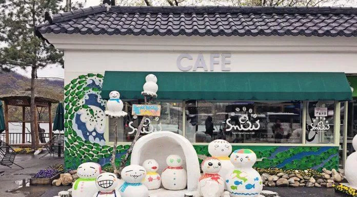 Tiệm Snow Café trên đảo Nami là nơi để bạn giải nhiệt mùa hè (Ảnh: Internet).
