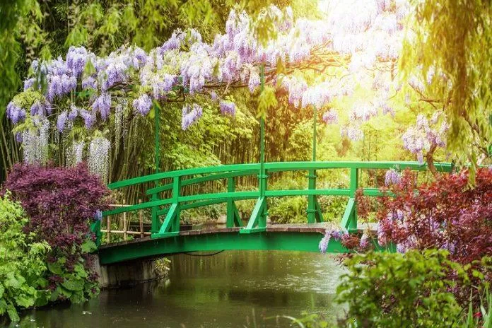 Trăm hoa đua nở tại khu vườn của Monet tạo nên khung cảnh như chốn thần tiên (Ảnh: Internet).