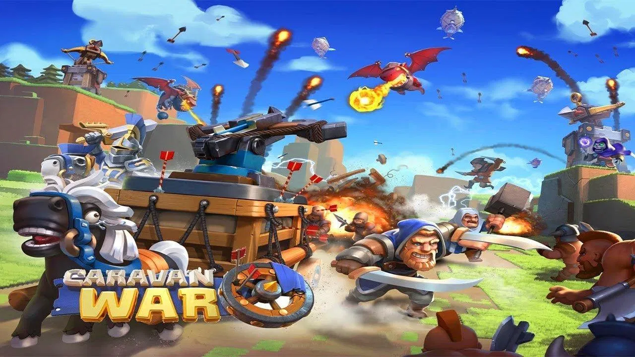 Đồ họa đẹp mắt của game Caravan War (Ảnh: Internet). Đồ họa đẹp mắt của game Caravan War (Ảnh: Internet).