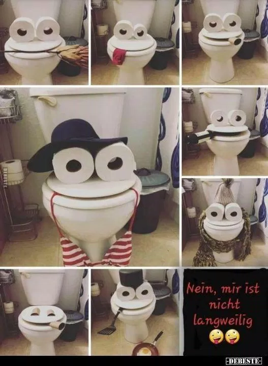 Ý tưởng hài hước với giấy vệ sinh. (Ảnh: Internet)