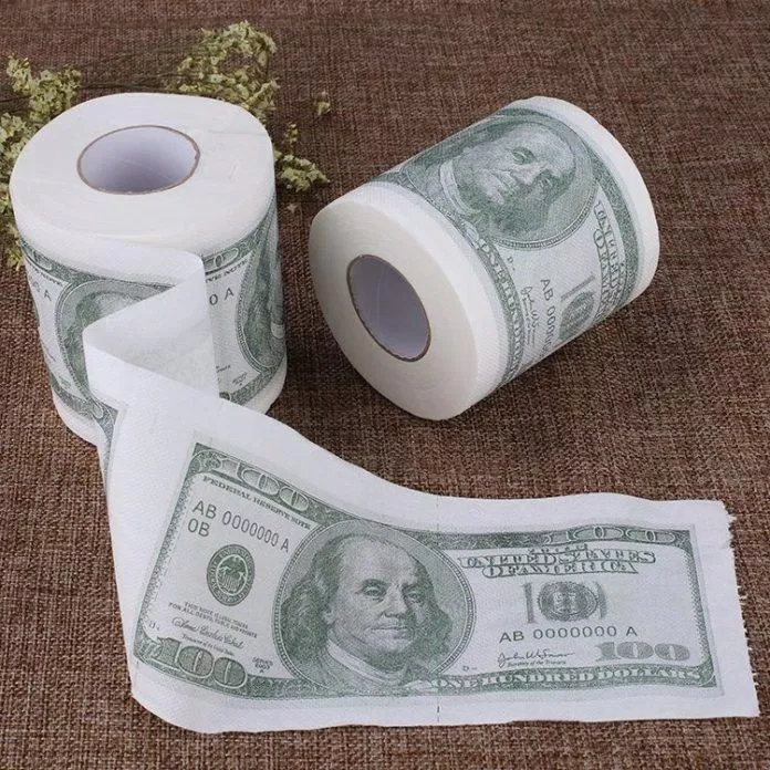 Ý tưởng hài hước với giấy vệ sinh.  (Ảnh: Internet)
