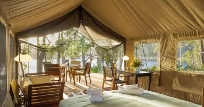 Không gian glamping chẳng khác gì một khách sạn tầm trung (Ảnh: Internet). Không gian glamping chẳng khác gì một khách sạn tầm trung (Ảnh: Internet).