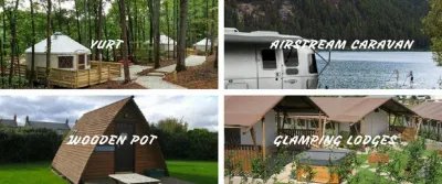 Những "ngôi nhà" glamping có thể mang nhiều hình dạng khác nhau như thế này đây (Ảnh: Internet). Những "ngôi nhà" glamping có thể mang nhiều hình dạng khác nhau như thế này đây (Ảnh: Internet).