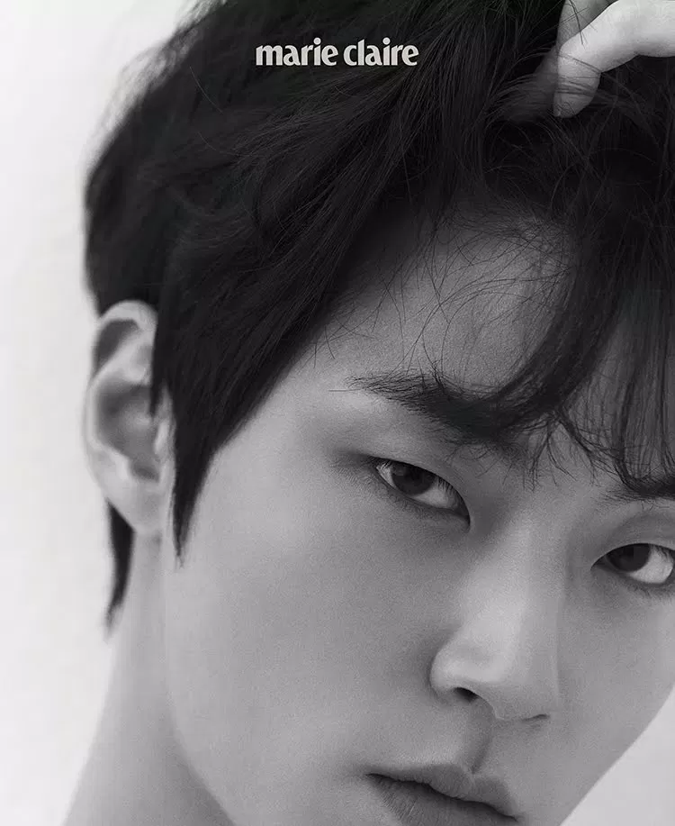 Hwang In Yeop cùng với Marie Claire (Ảnh: Internet)