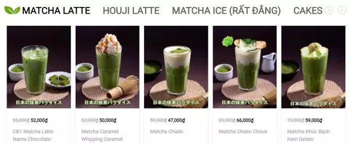 Menu tại Japanit matcha & coffee house (Ảnh: BlogAnChoi) Menu tại Japanit matcha & coffee house (Ảnh: BlogAnChoi)