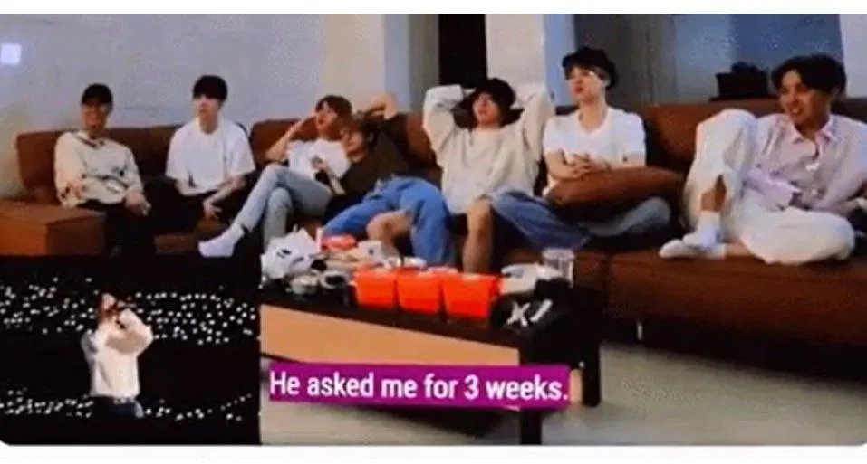 Vì muốn đội mũ giống RM mà bố Jin đã "quấy rầy" cậu về chiếc mũ của RM trong suốt 3 tuần (Ảnh: Internet)