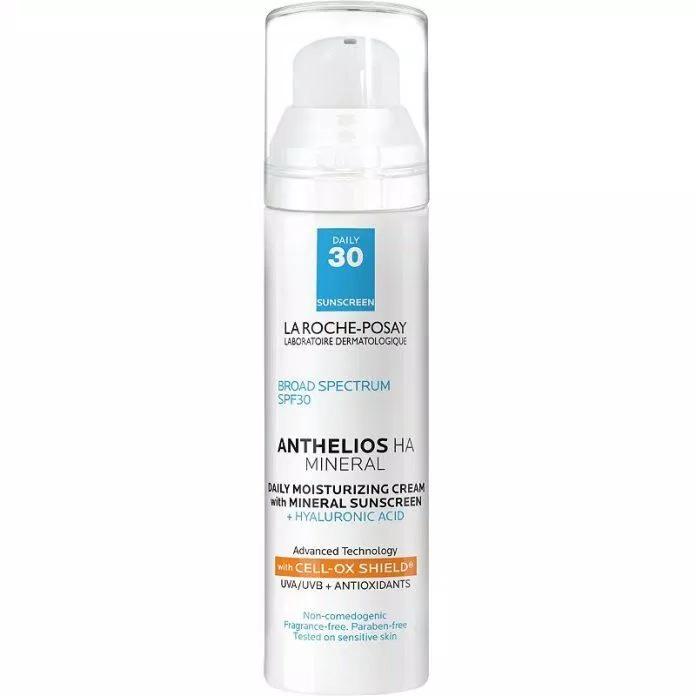 Kem chống nắng La Roche Posay Anthelios Mineral SPF 50 Moisturizer With Hyaluronic Acid có khả năng cấp ẩm sâu cho da mềm mịn ( Nguồn: internet)