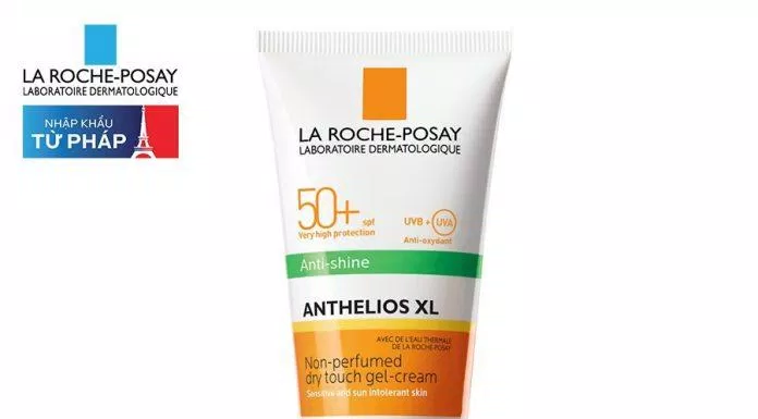 Kem chống nắng La Roche Posay Anthelios XL Anti Shine Dry Touch Gel Cream kiểm soát dầu tạo cảm giác khô thoáng ( Nguồn: internet)