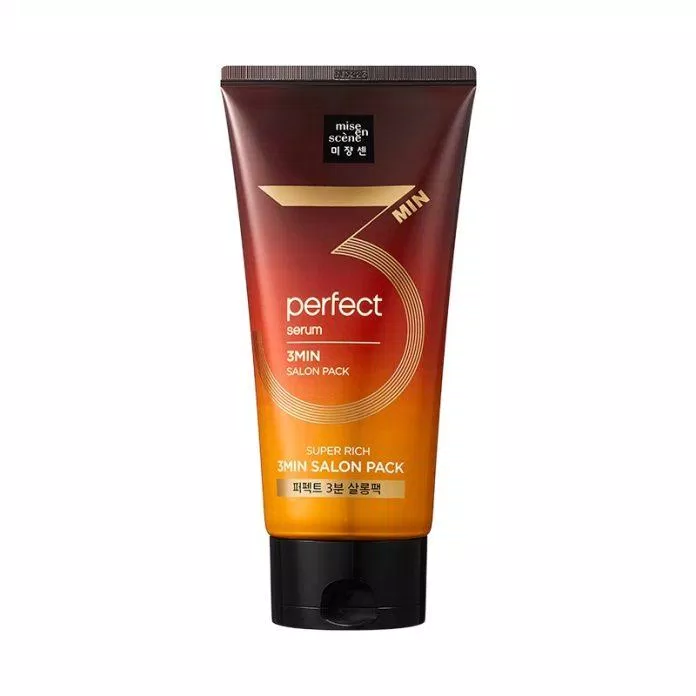 Dầu xả - ủ tóc Mise en Scene Perfect 3 Minute Salon Mask Pack. (ảnh: internet)